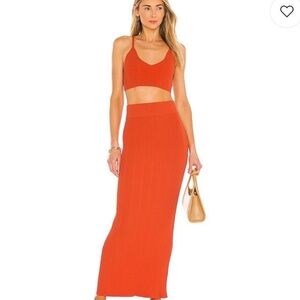 X Revolve Maribel Knit Skirt & X Revolve Nur Knit Top never worn, Ronny Kobo NWT